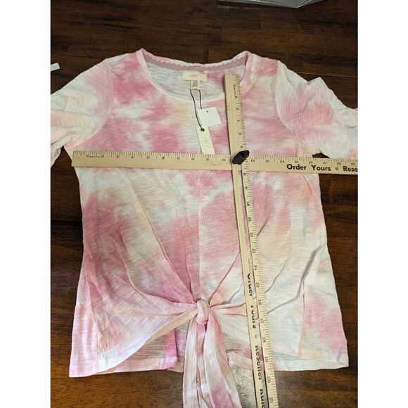 NWT Cupio Blush Front Knot Tie Dye Top Pink/Combo Women's Size Medium - Picture 9 of 9